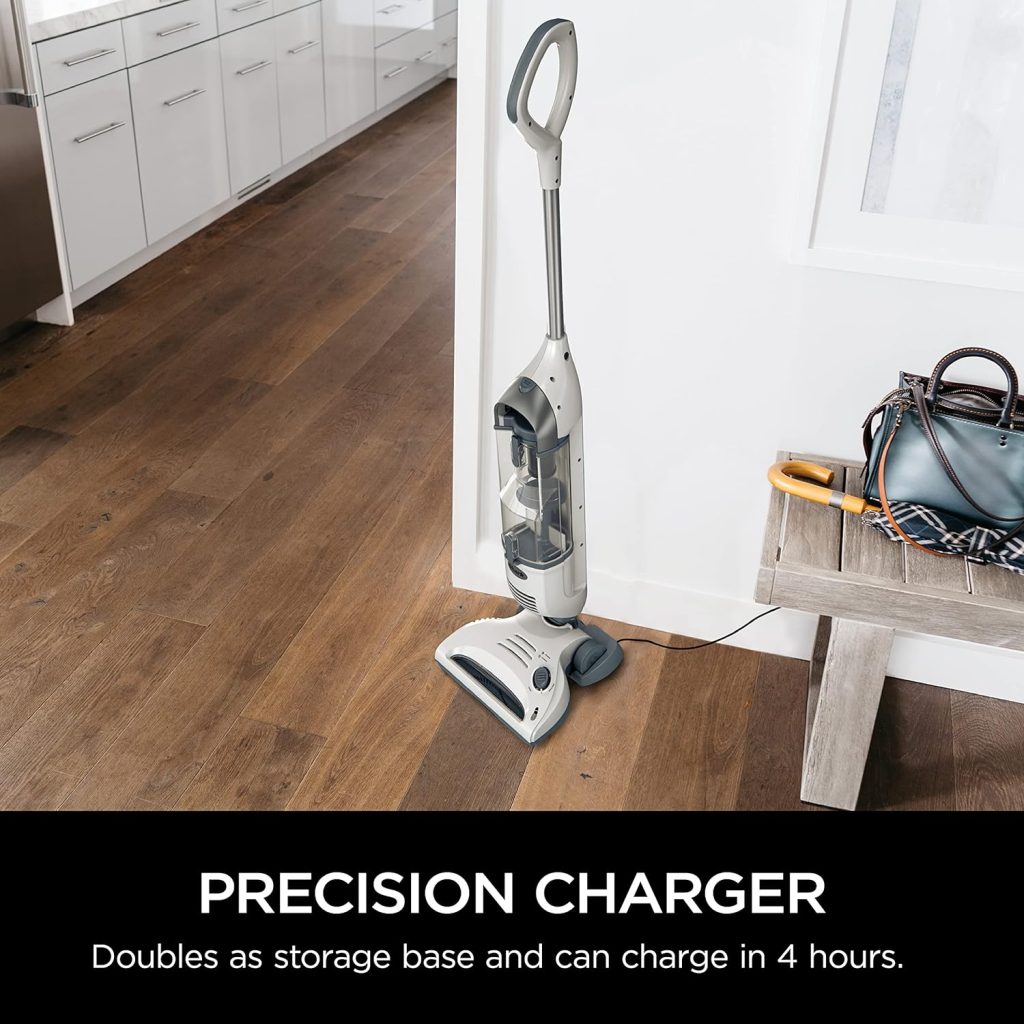 Shark SV1106 Navigator Freestyle Cordless Stick Vacuum, Lightweight, White/Grey, for Carpet & Pet Hair