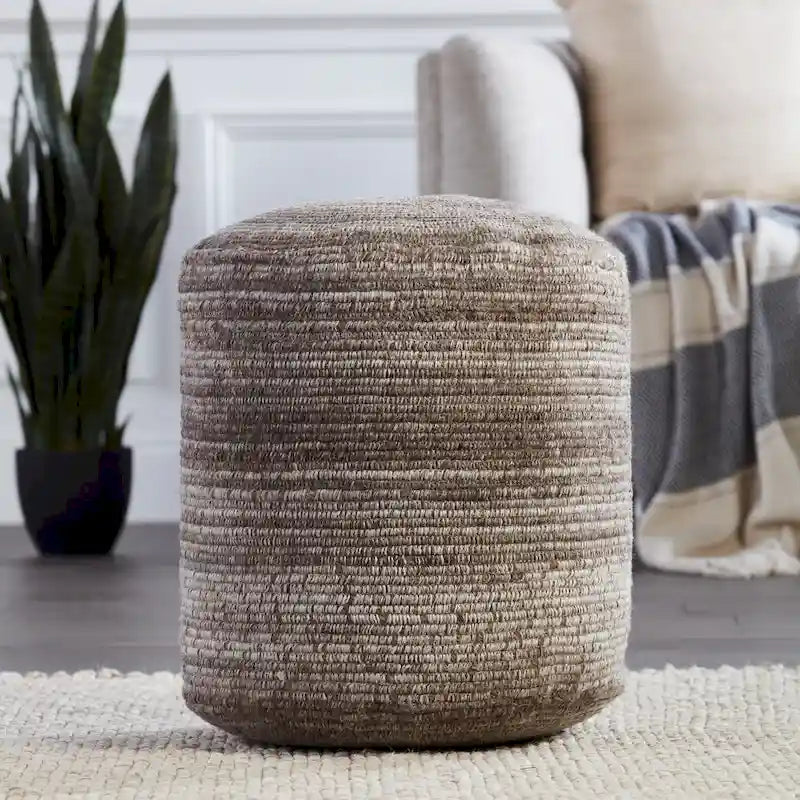 Hayes Striped Pouf and Floor Cushion