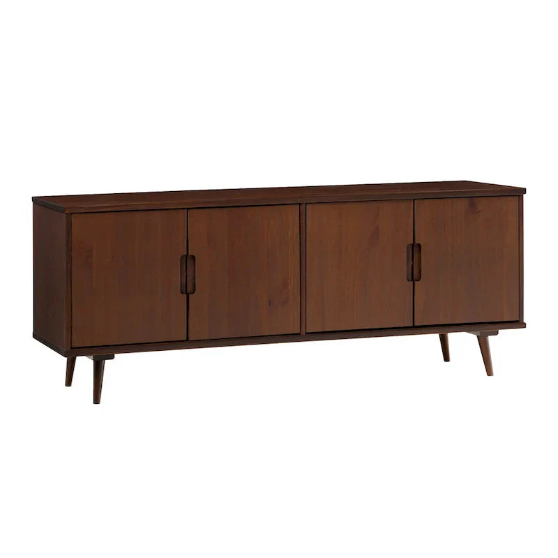 Mid-Century Modern Solid Wood TV Console by Middlebrook