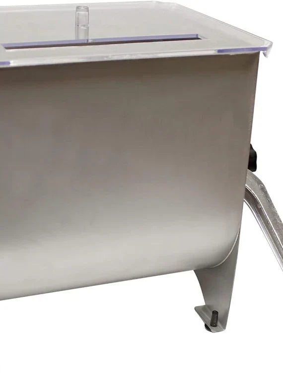 Manual Meat Mixer �� 20 lb Sausage Mixer Machine with Lid, Ideal for Ground Beef Processing