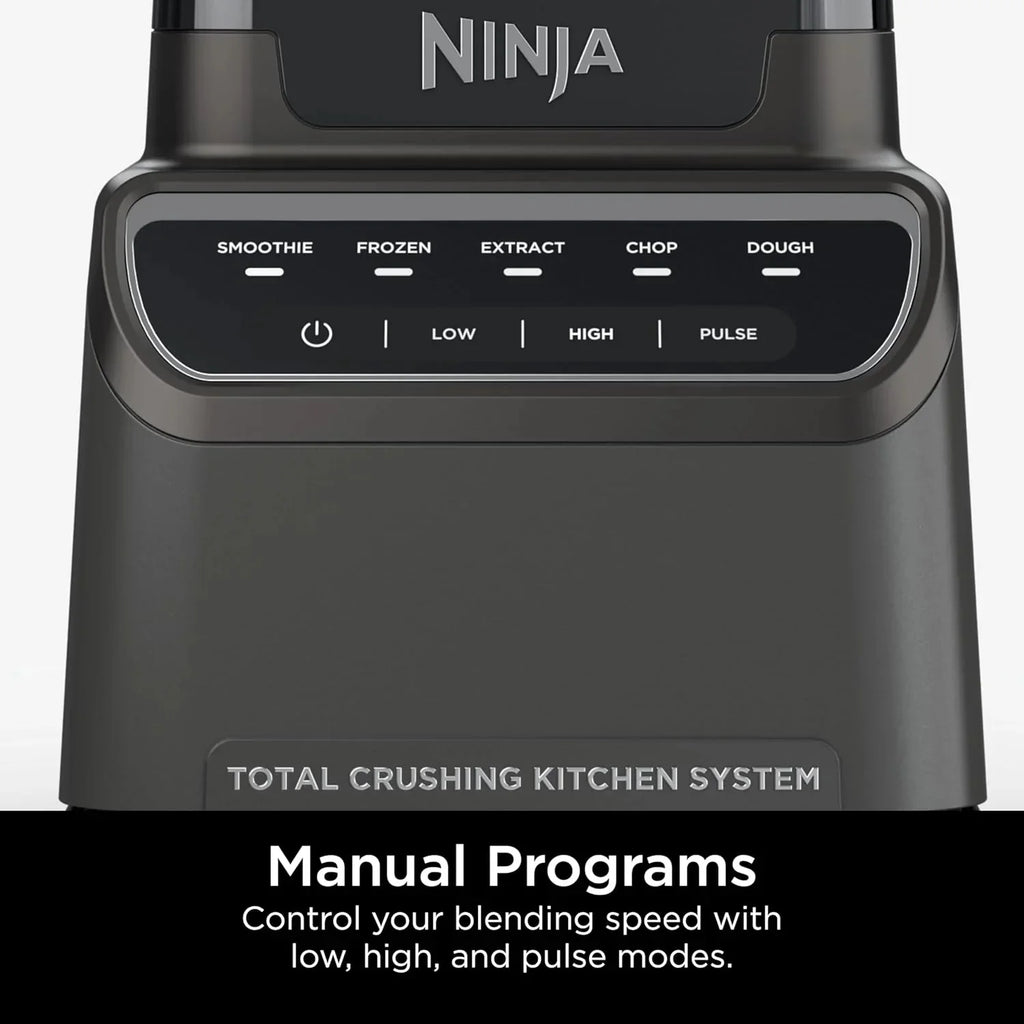 Ninja Mega Kitchen System, 1500 Watt Stand Mixer (2.1 Liters) and Food Processor (8 Cups) with (2) 473 ml Takeaway Cups