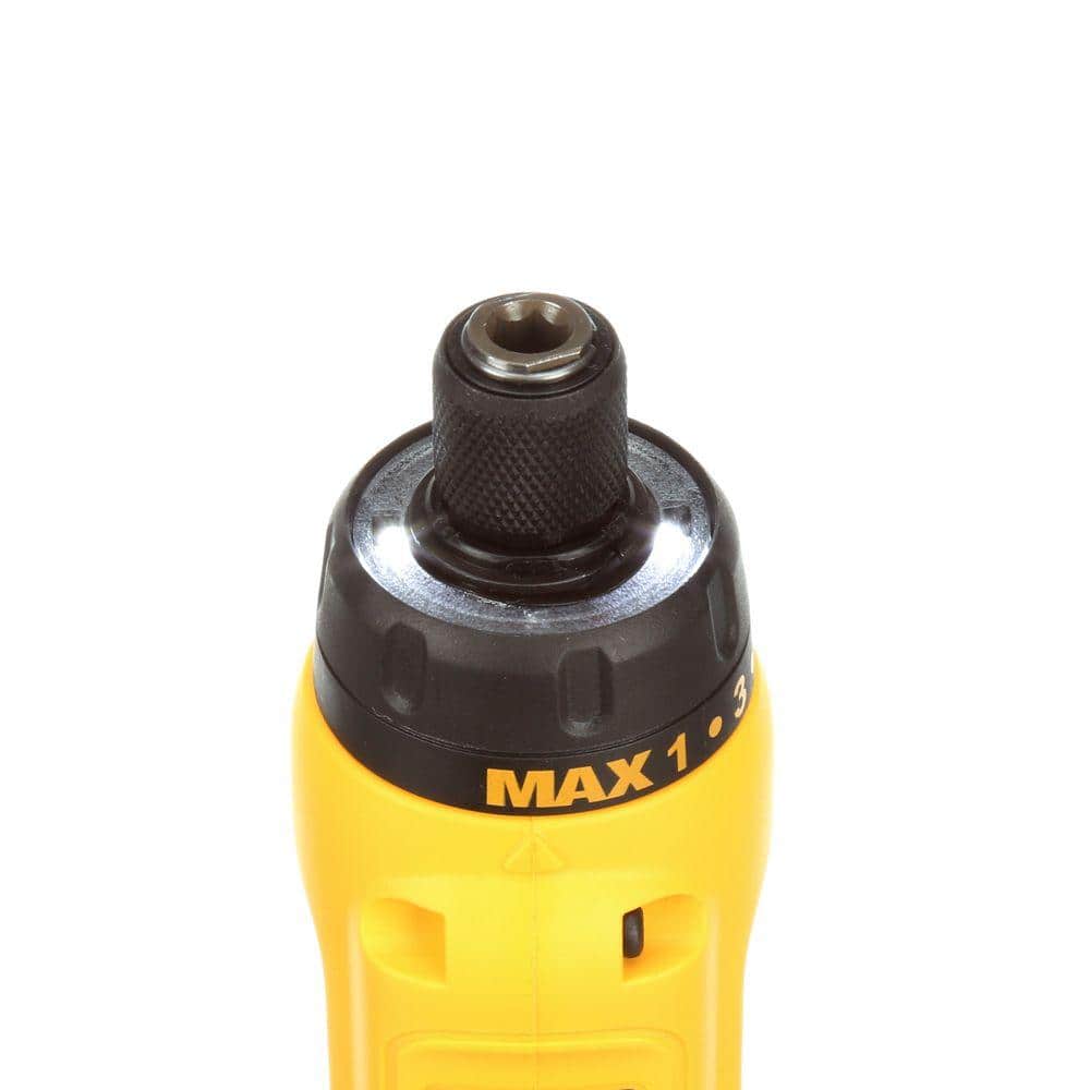 8V MAX Cordless Gyroscopic Screwdriver with Adjustable Handle, (2) 1.0Ah Batteries, Charger, and Bag DCF680N2