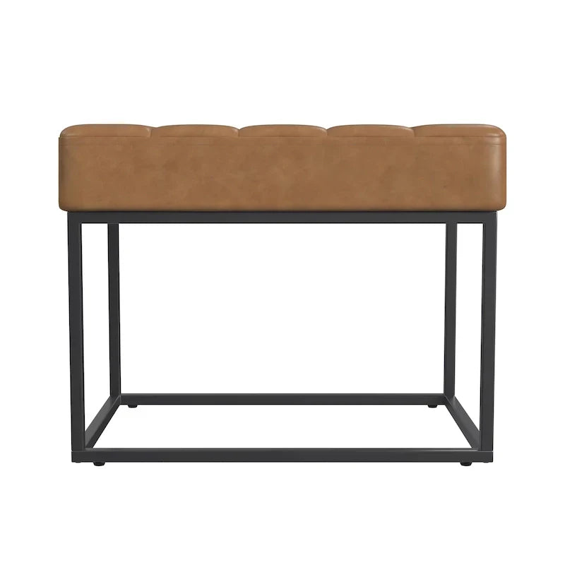 HomePop Theodore Upholstered Ottoman