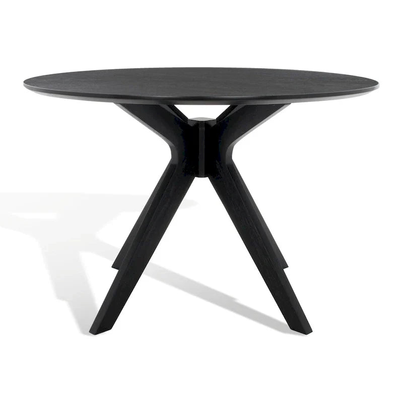 SAFAVIEH Couture Meiko 46-Inch Round Dining Table - Dimensions: 46" W x 46" D x 30" H