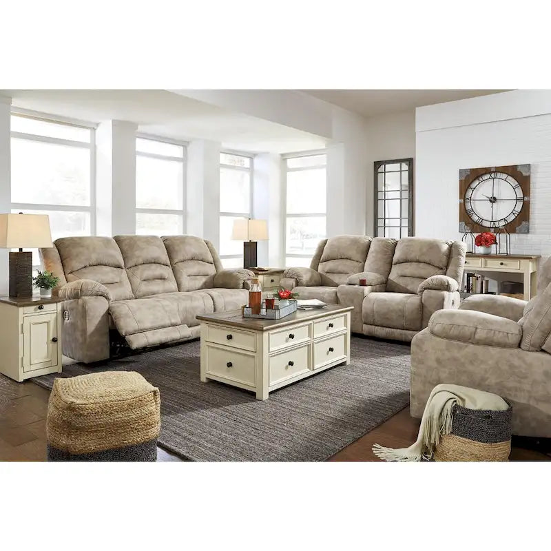 Signature Design by Ashley Bolanburg Rustic Farmhouse Sofa Table
