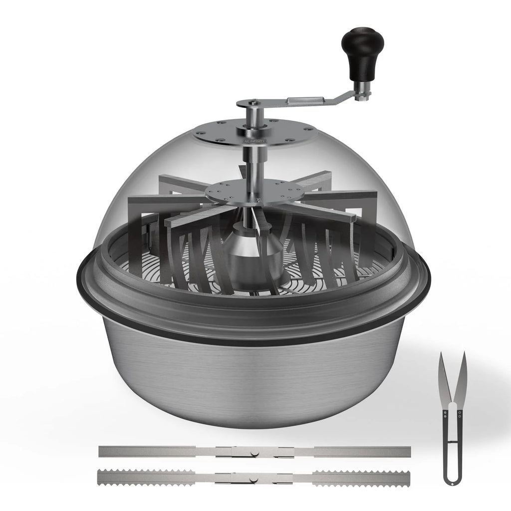 AC Infinity 16" Bud Leaf Bowl Trimmer with Stainless Steel Blades