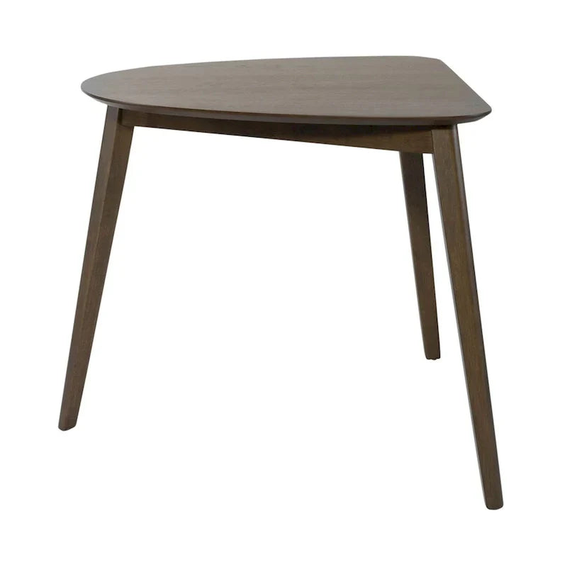 Satin Walnut Triangle Table by Space Savers