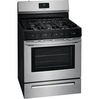 Frigidaire 30 inch (76 cm) wide freestanding 5-burner stainless steel gas hob FCRG3052AS