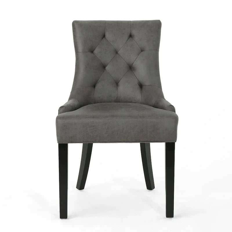 Set of 4 Contemporary Tufted Dining Chairs - Hayden Collection by Christopher Knight Home