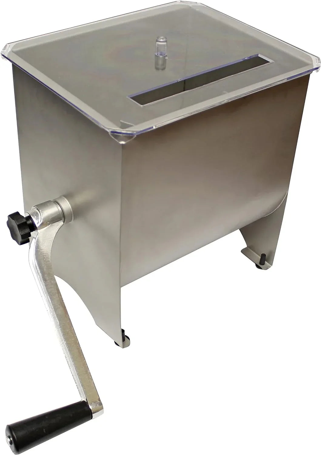 Manual Meat Mixer �� 20 lb Sausage Mixer Machine with Lid, Ideal for Ground Beef Processing