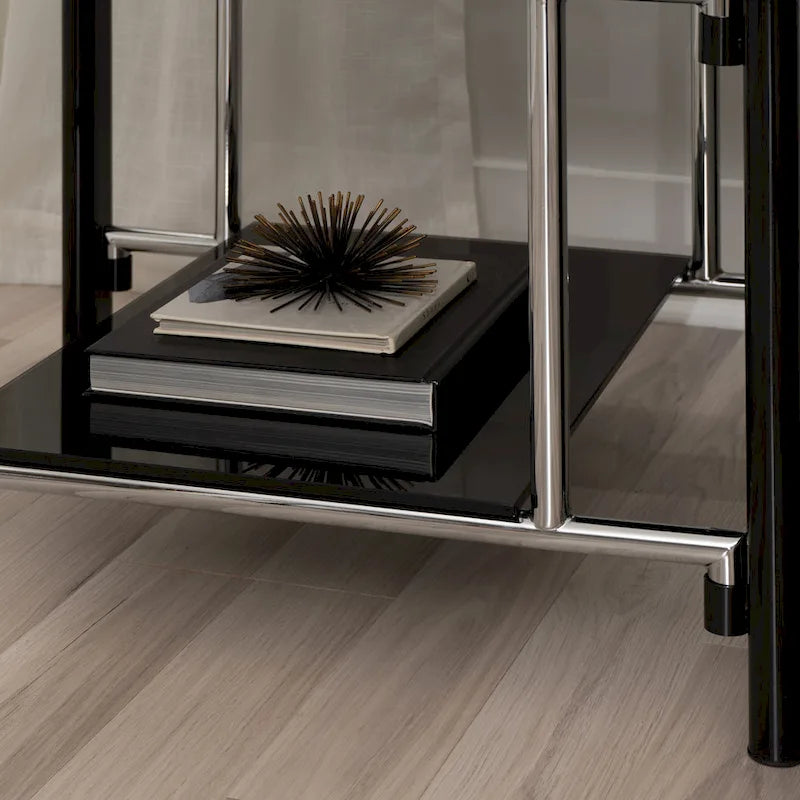 Jackie Black Accent Side Table