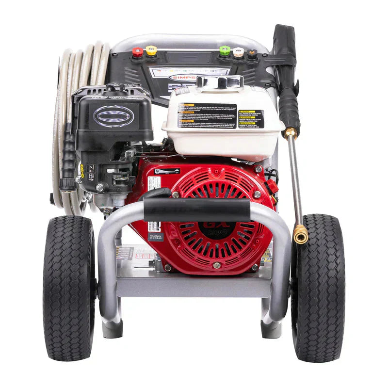 3700 PSI at 2.5 GPM HONDA GX200 with AAA Triplex Pump Cold Water Professional Gas Pressure Washer *Factory Serviced*