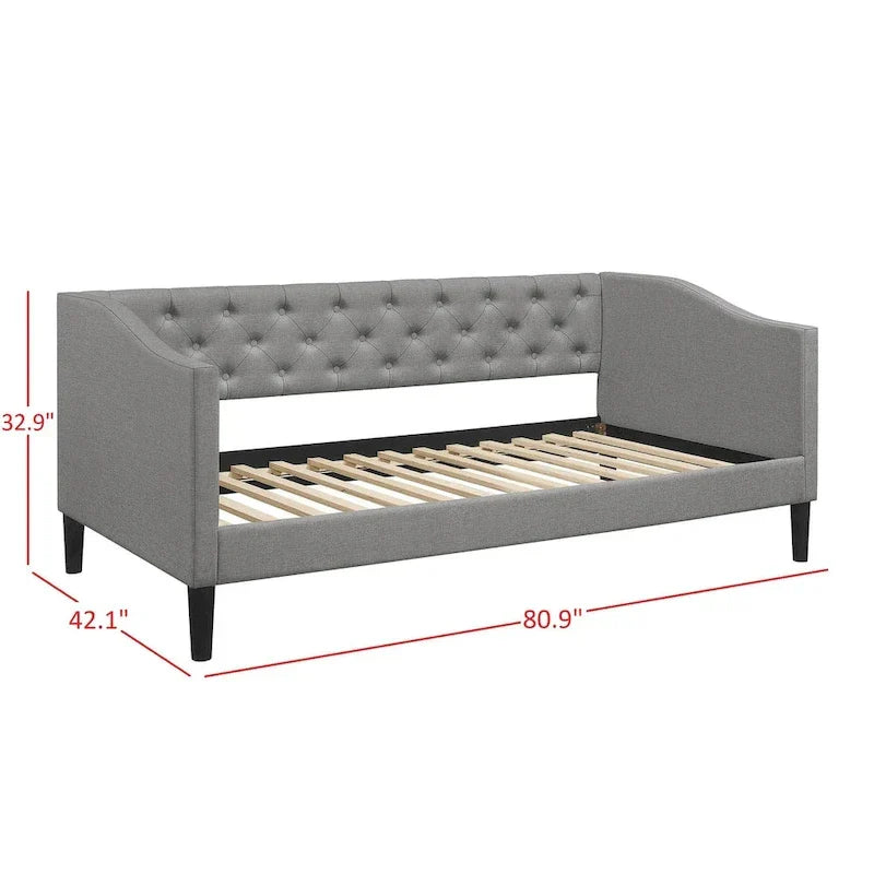 Gianna Twin Daybed with Upholstered Design