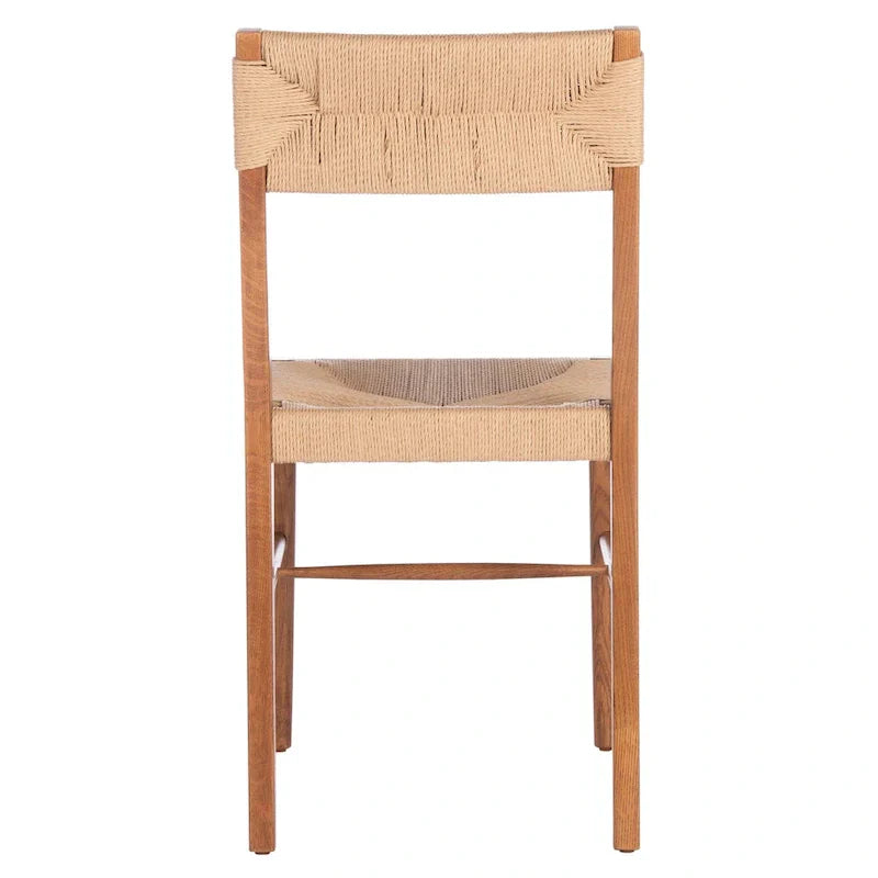 SAFAVIEH Couture Shazia Rattan Dining Chair Set (2 Pieces) - Dimensions: 16.3" W x 21.3" L x 34" H