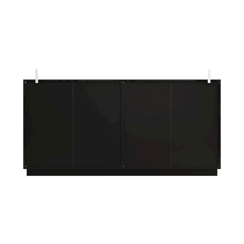 Light Dual Chest 8-Drawer Double Dresser with High Gloss Finish