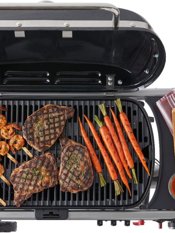 2025 Weber – Traveler Portable Gas Grill – Black