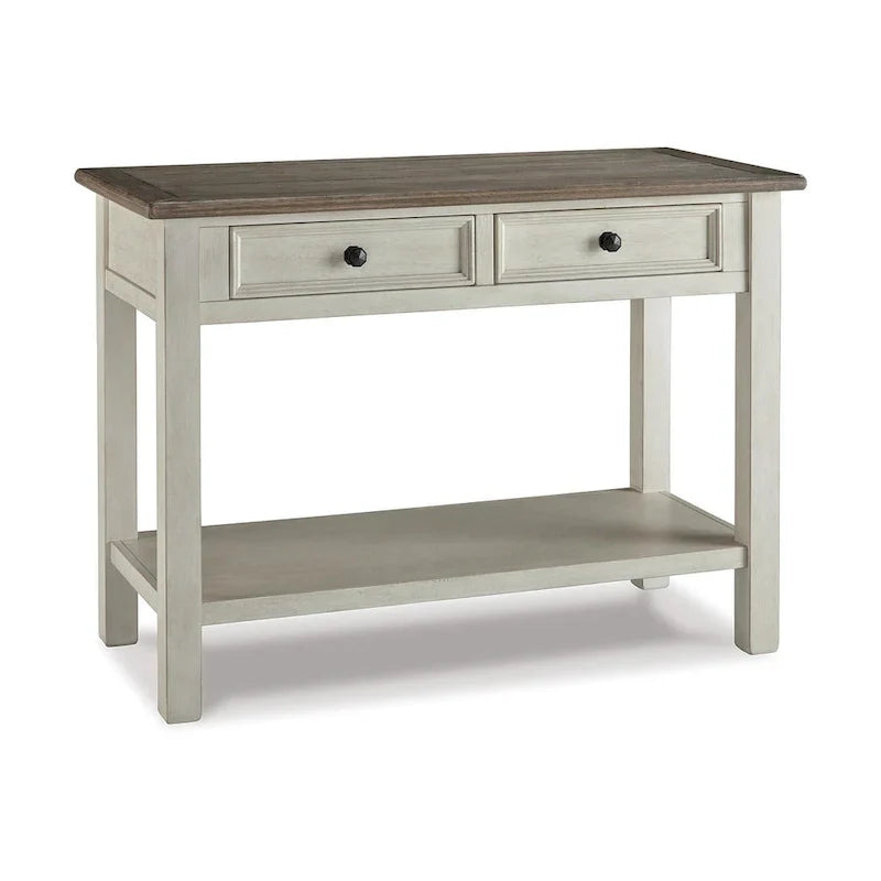 Signature Design by Ashley Bolanburg Rustic Farmhouse Sofa Table