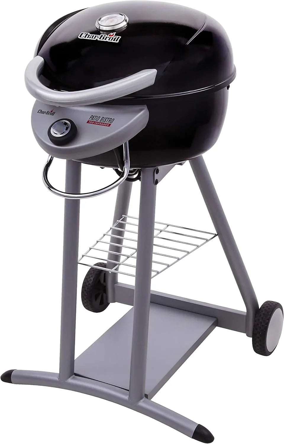 Charbroil 3-in-1 Dual Fuel Outdoor Bistro Pro Electric Grill & Griddle + Charcoal Mode BBQ