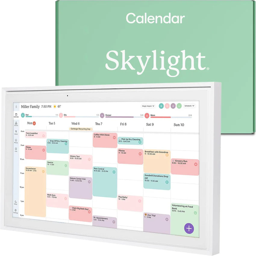 15-Inch Digital Wall Planner & Chore Chart 2025