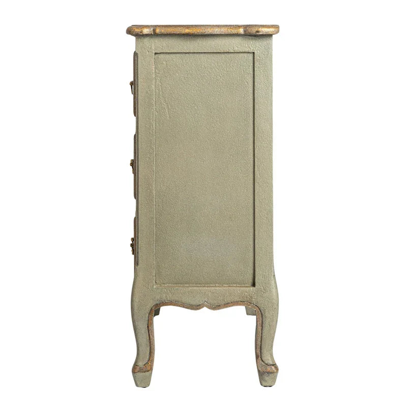 Rustic 3-Drawer Dresser with Distressed Finish