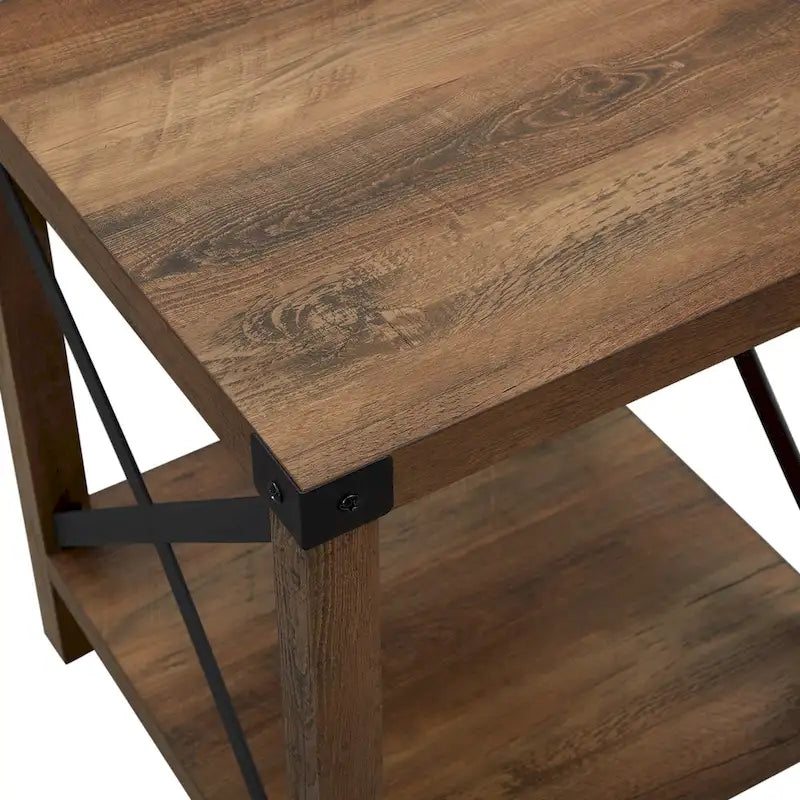 Set of 2 Middlebrook Kujawa 18-Inch X-Side Accent Tables