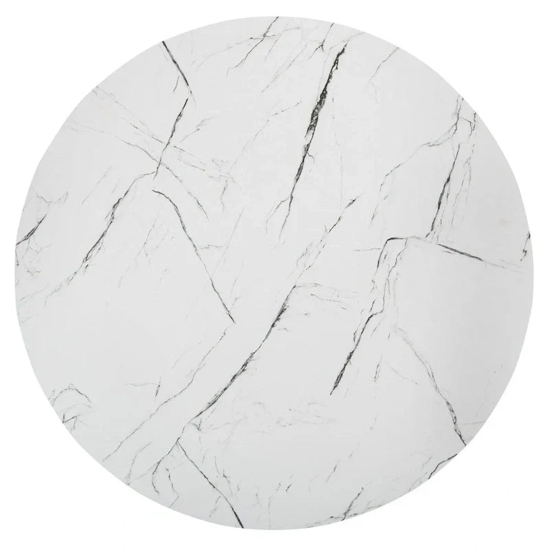 SAFAVIEH Alverda Marble Coffee Table - Dimensions: 35" W x 35" D x 19" H