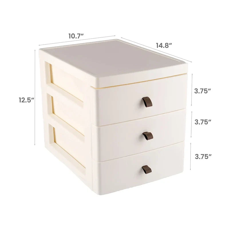 HANAMYA 3-Drawer Storage Organizer