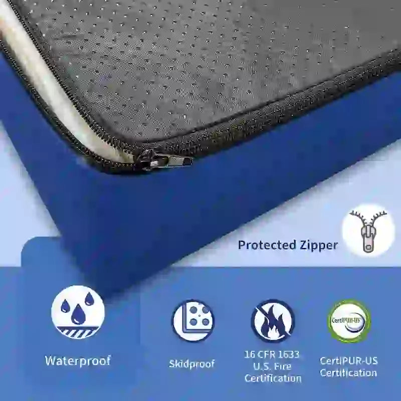 Adjustable Bed with Wireless Remote, Hospital Bed Base with/without Mattress