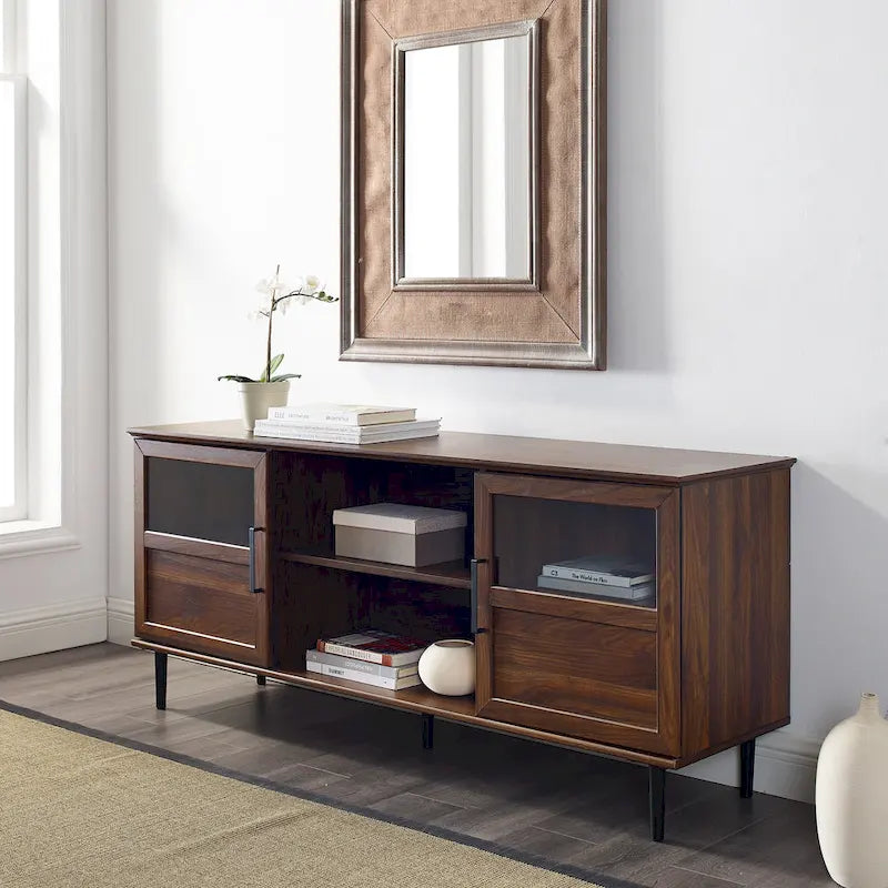 Middlebrook Jularbo 58-Inch Dual-Door Split Panel TV Stand