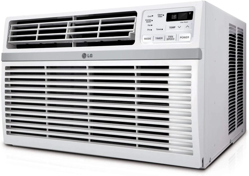 LG 6,000 BTU Window Air Conditioner, 115V, Cools 250 Sq.Ft. for Bedroom, Den