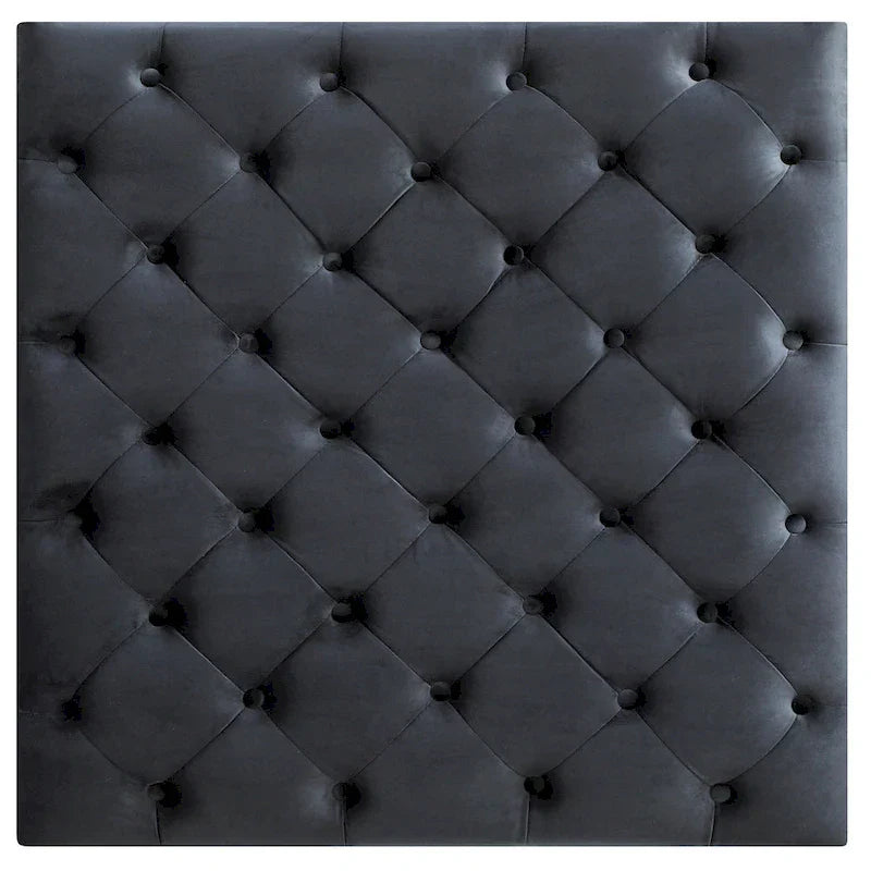Luxurious Nola Velvet Tufted Extra-Large Ottoman