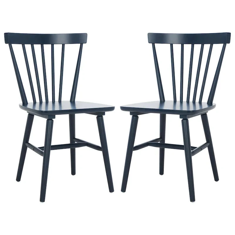 SAFAVIEH Signa Spindle Farmhouse Dining Chair Set (2 Chairs) - Dimensions: 20" W x 20" D x 33" H