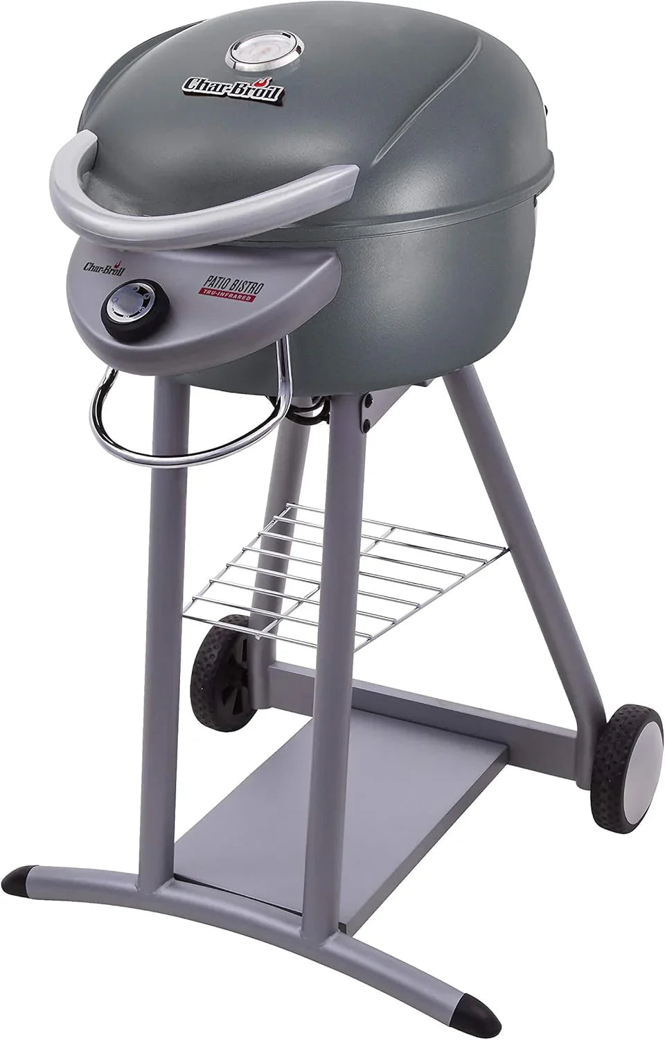 Charbroil 3-in-1 Dual Fuel Outdoor Bistro Pro Electric Grill & Griddle + Charcoal Mode BBQ