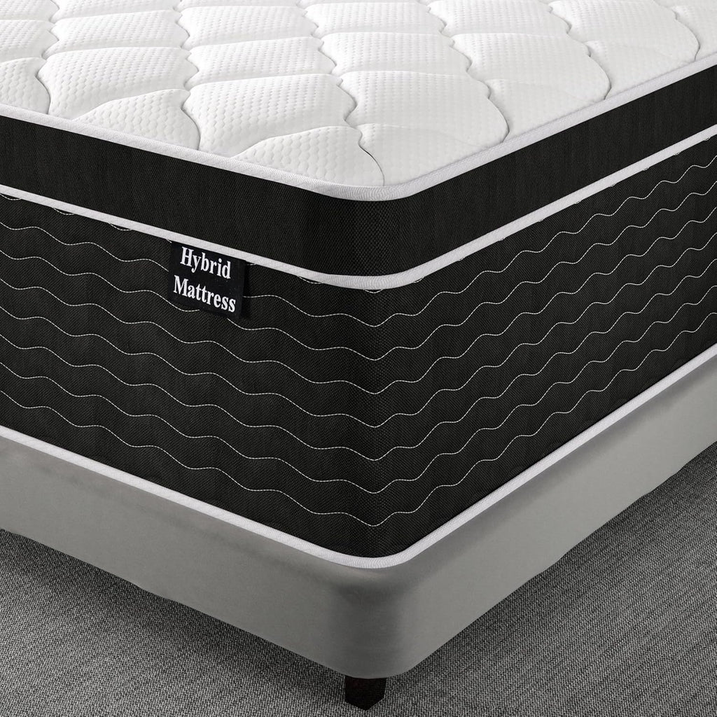 Full Size Mattress, 10 Inch Full Size Mattress in a Box, Medium Plush Hybrid Mattress