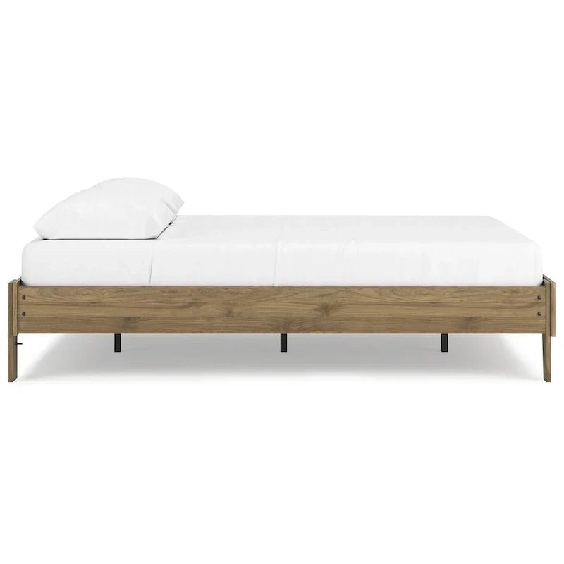 Signature Design by Ashley Deanlow Honey Wood Platform Bed