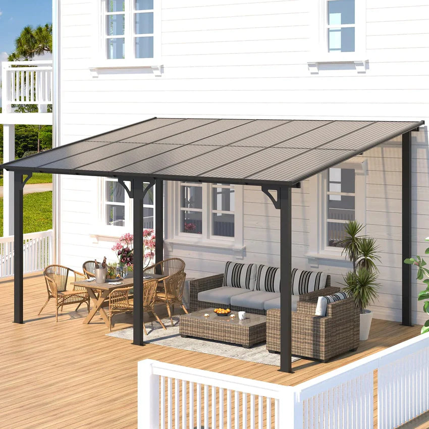 AECOJOY 14' x 10' Gazebo for Patio with Roof