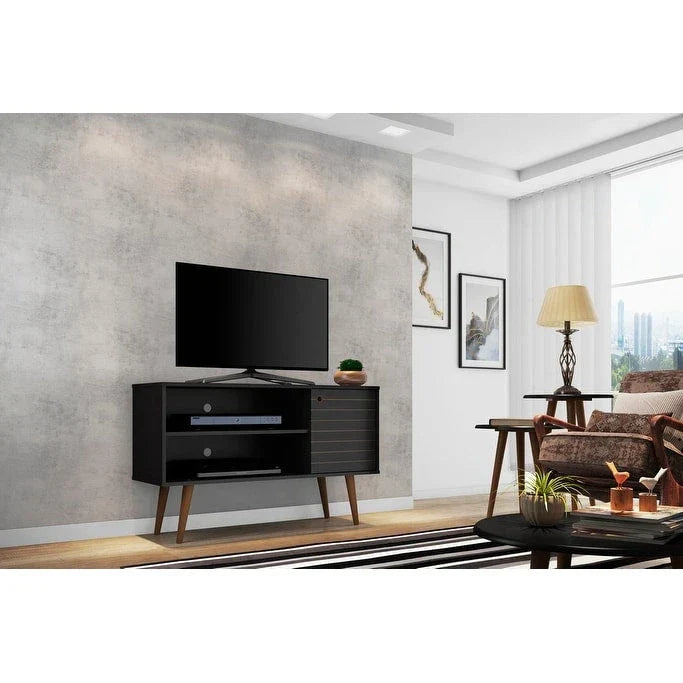 Mid-Century Modern Liberty Dual-Shelf TV Console
