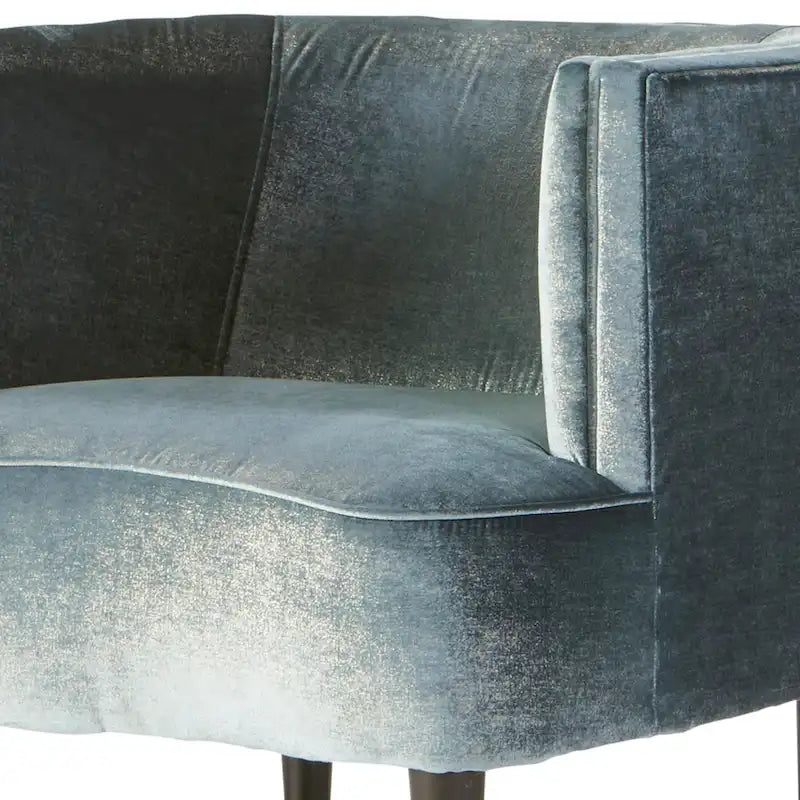 Roundhill Furniture Isla Chenille Oversized Barrel Accent Chair with Armrests for Living Room