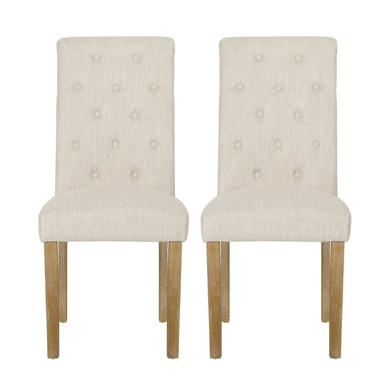 Set of 2 Aruda Upholstered Dining Chairs by Christopher Knight Home