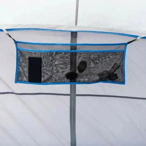 Family cabin tent for 16 people with 3 rooms and 3 entrances