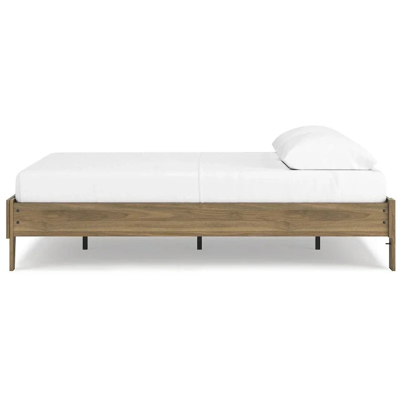 Signature Design by Ashley Deanlow Honey Wood Platform Bed