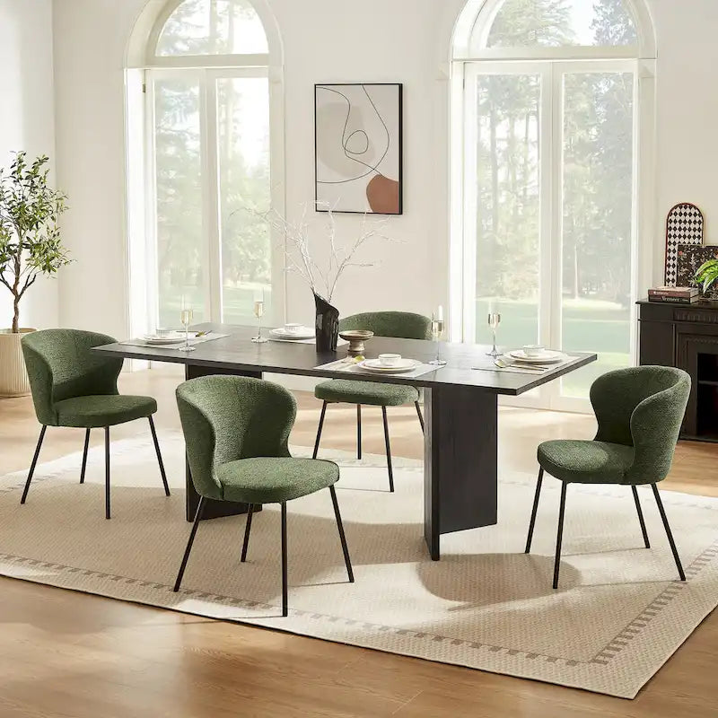 Set of 2 Modern Dining Chairs by Art Leon