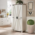 Farmhouse Storage Cabinet, Armoire, Rustic Pantry, Versatile Storage