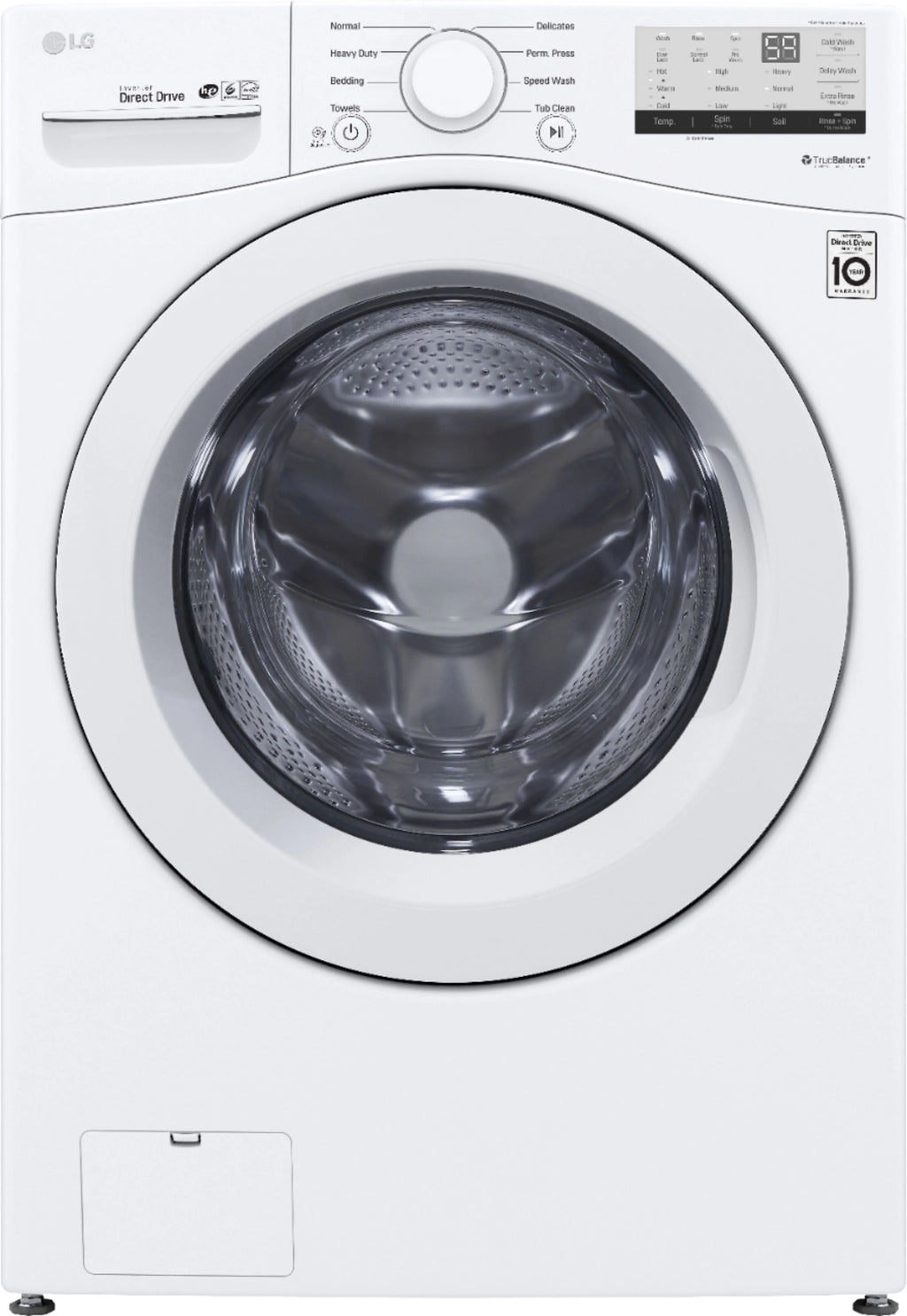 2025 4.5 Cu. Ft. High Efficiency Stackable Front-Load Washer with 6Motion Technology – White