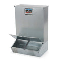 Brower 2 Door Hog Supplement Feeder, 3.7 Bushels, Weather-Resistant, Alloy Steel, Feeds 8 Hogs