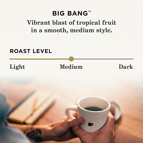 2025 Peet’s Coffee  Medium Roast Whole Bean Coffee – Big Bang 63 Ounces (6 Bags of 10.5 Ounces)