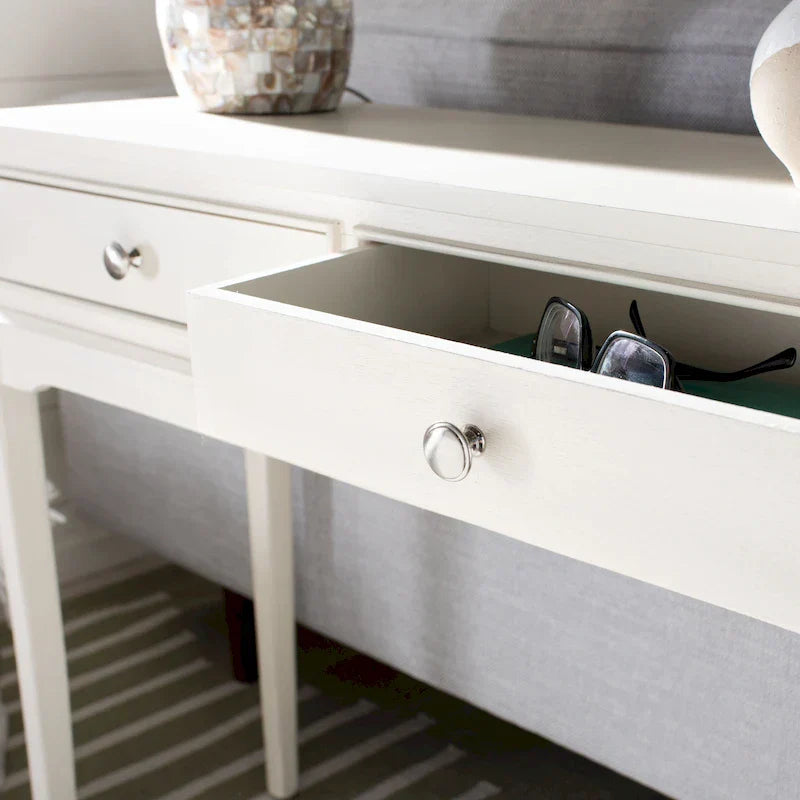 SAFAVIEH Affie 2-Drawer Console Table - Dimensions: 35.5" W x 13" D x 29.5" H