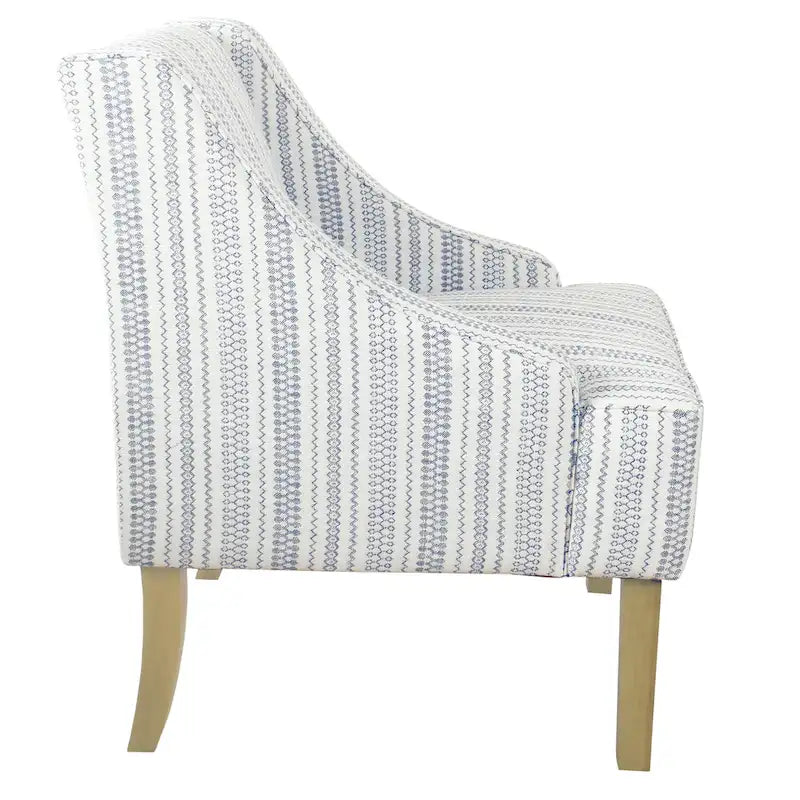HomePop Classic Swoop Arm Accent Chair" can be rewritten as "HomePop Elegant Swoop Arm Accent Chair.